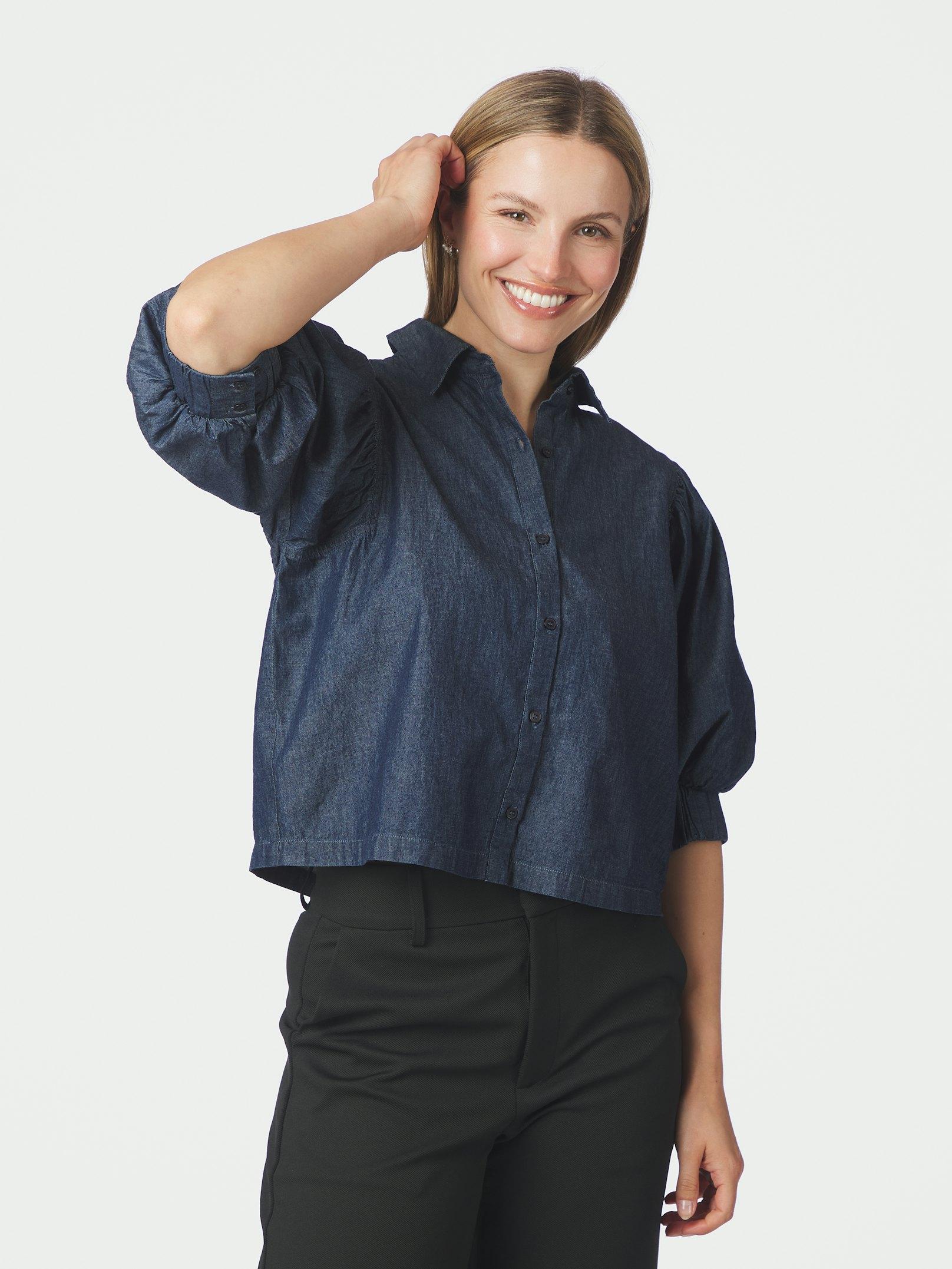 Etta Denim Shirt Blue - 3