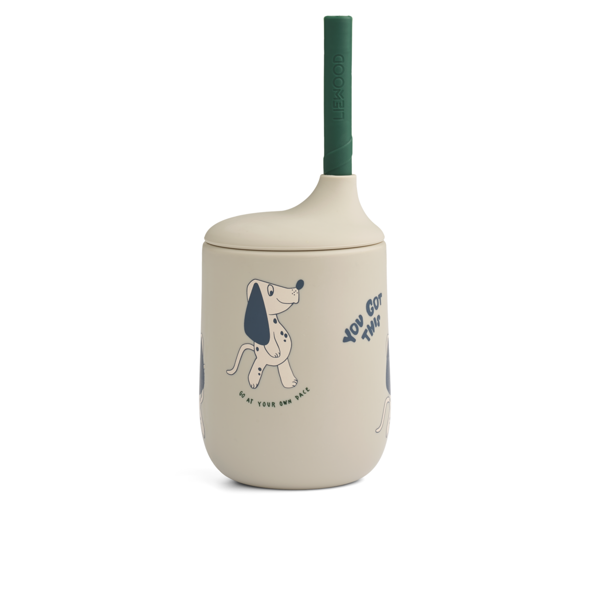 Ellis Printed Sippy Cup 230ml Dakota Dog Mist