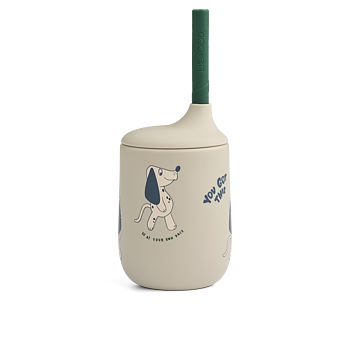 Ellis Printed Sippy Cup 230ml Dakota Dog Mist