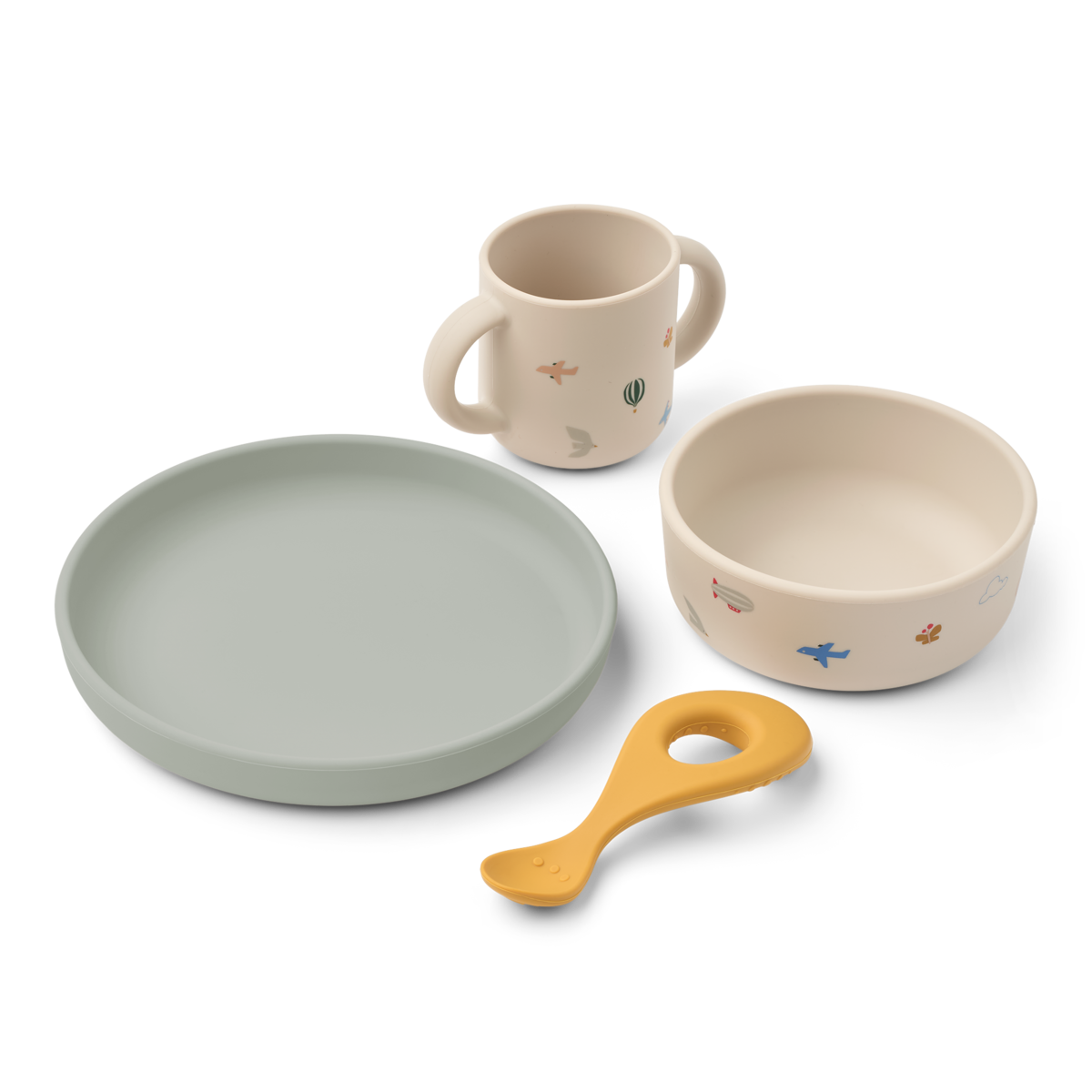 Vivi Printed Tableware Set Flying Sandy