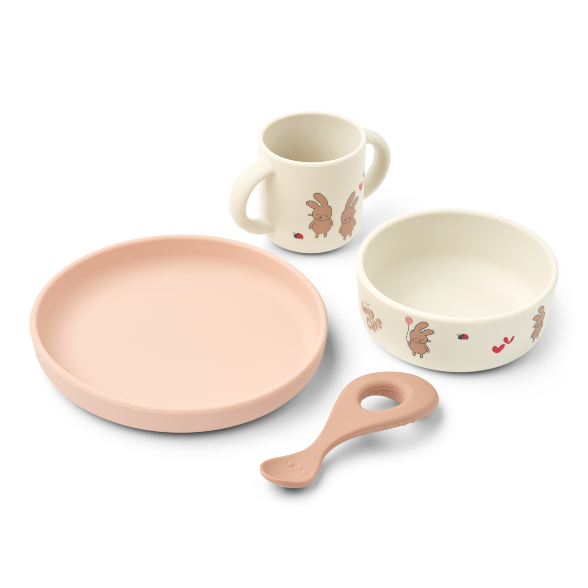 Vivi Printed Tableware Set Wild child Rosey