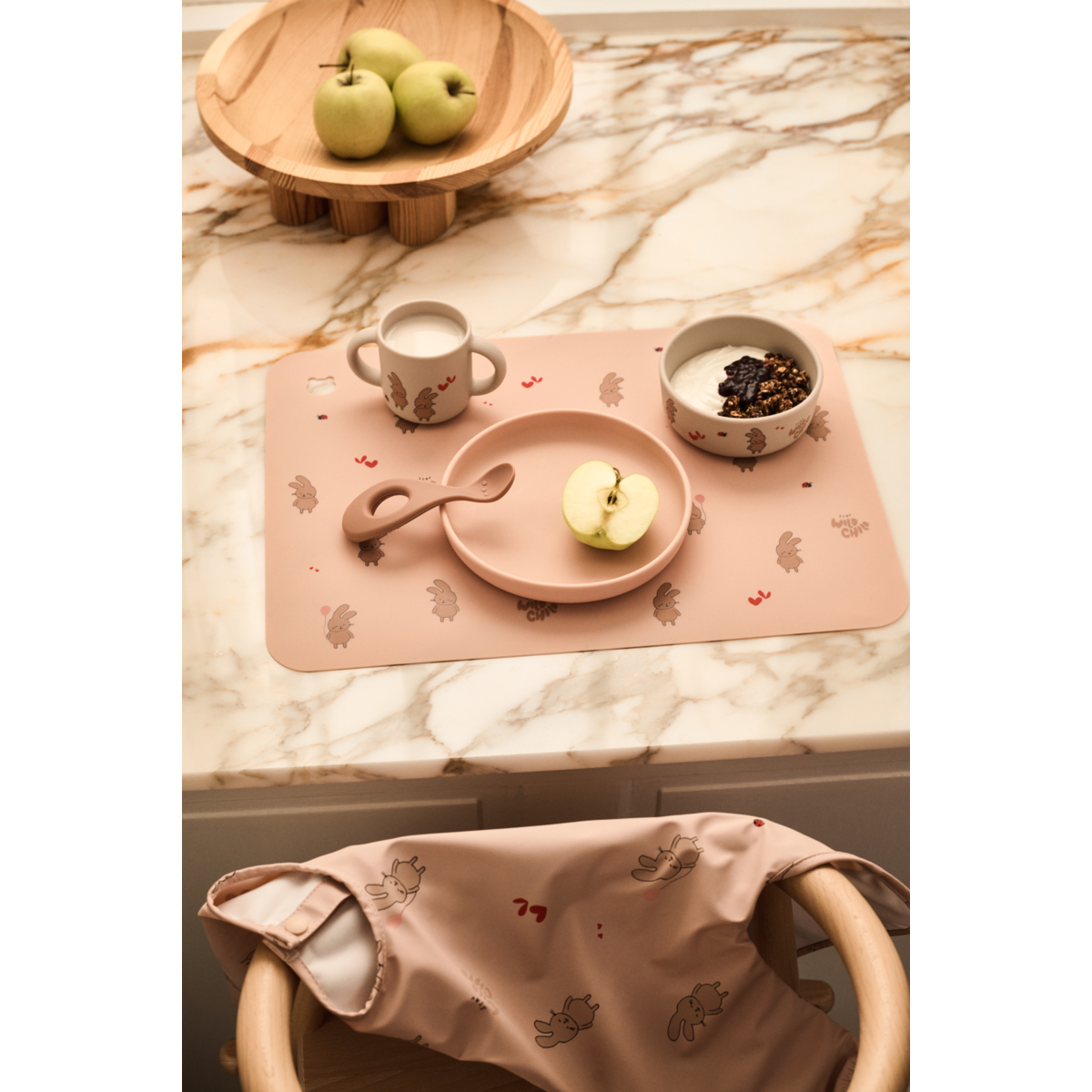 Vivi Printed Tableware Set Wild child Rosey - 4