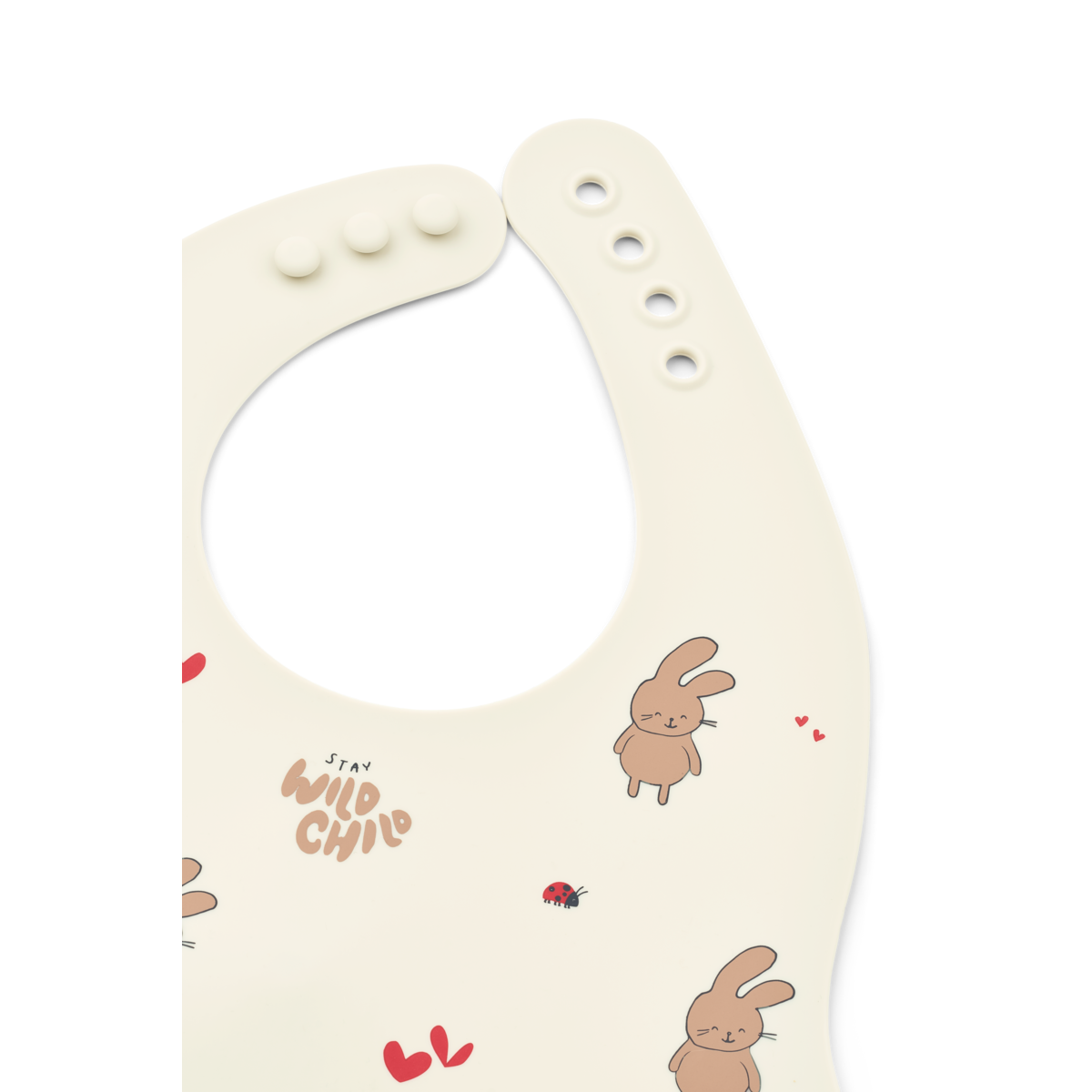 Ember Printed Bib 2-pack Wild child Rosey - 3