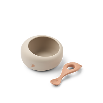 Sparia Bowl w Spoon Wild child Rosey