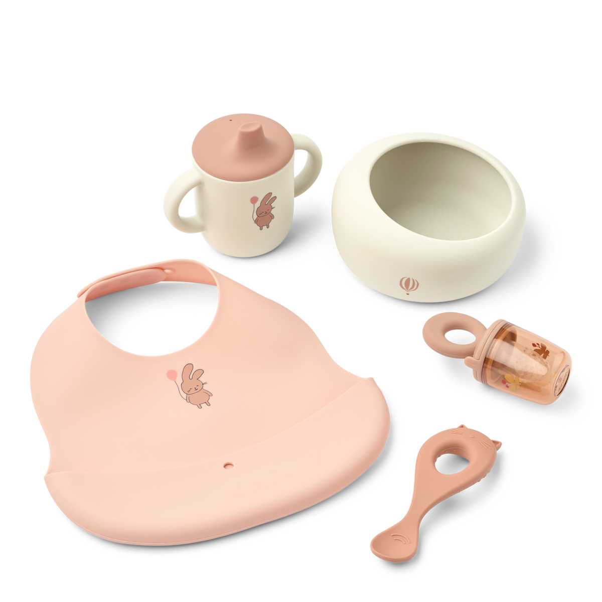 Mileah Baby Mealtime Set Wild child Rosey