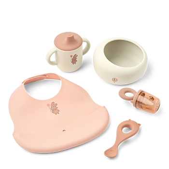 Mileah Baby Mealtime Set Wild child Rosey