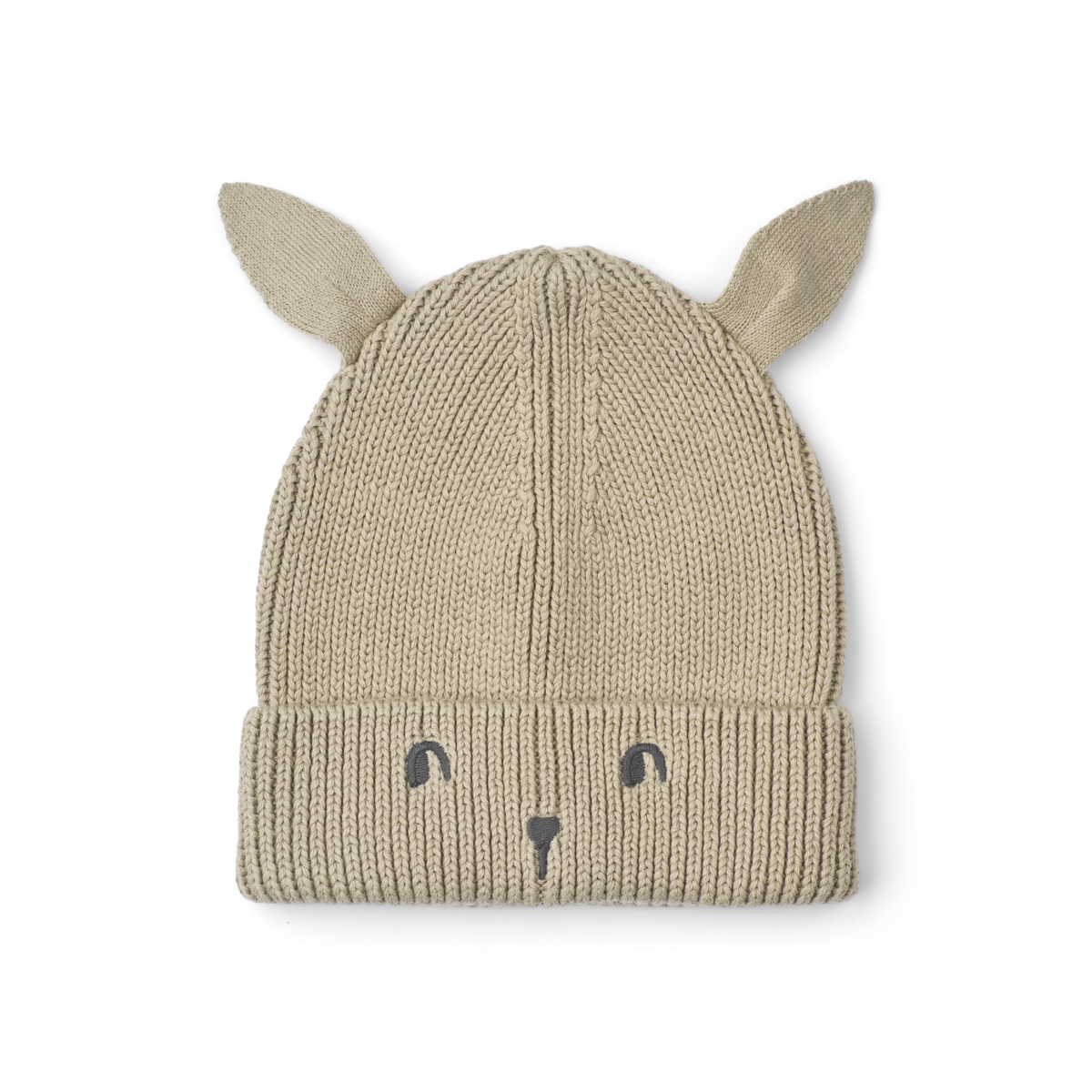 Gina Beanie w Rabbit Embroidery Mist