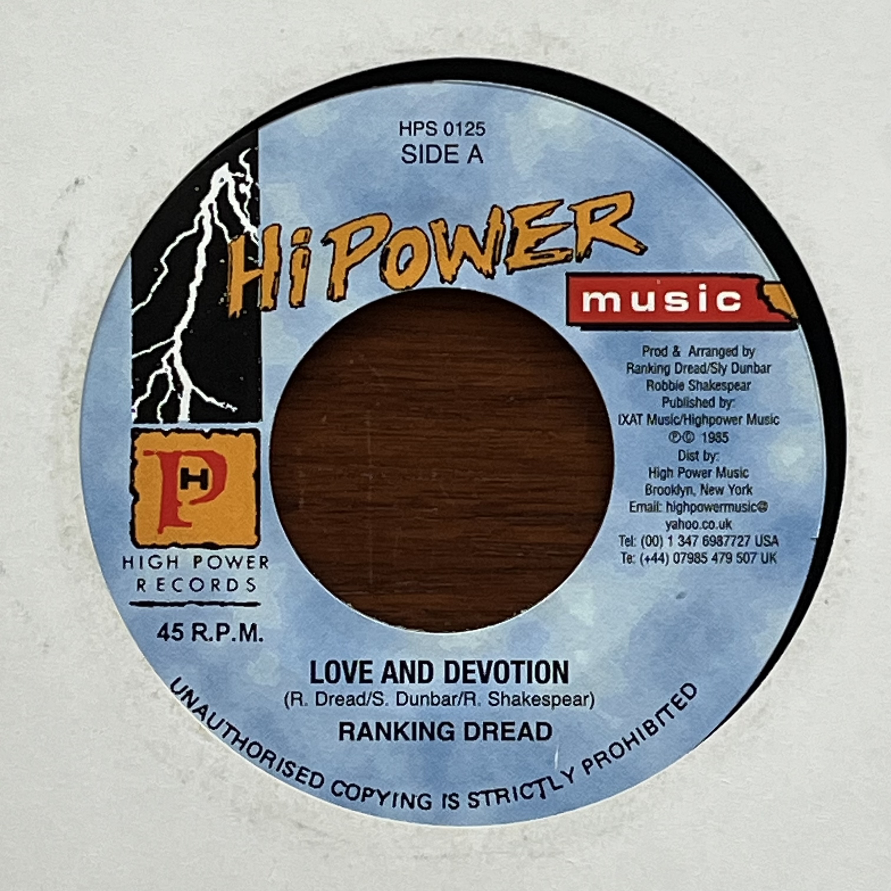 Ranking Dread – Love And Devotion