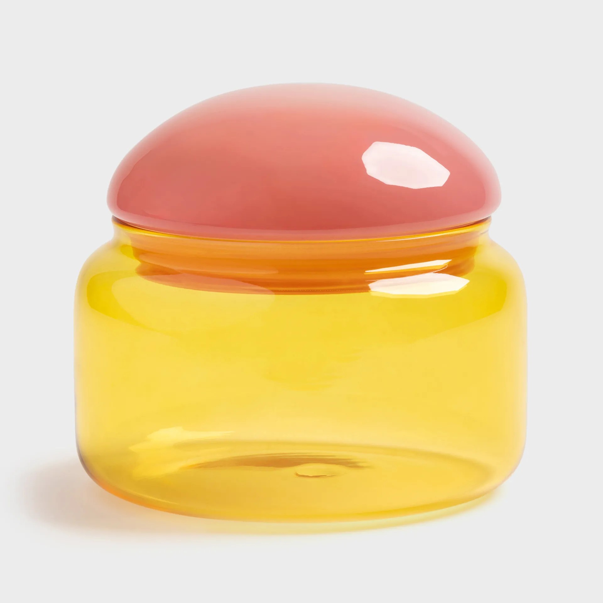 Burk med lock Puffy, Klevering