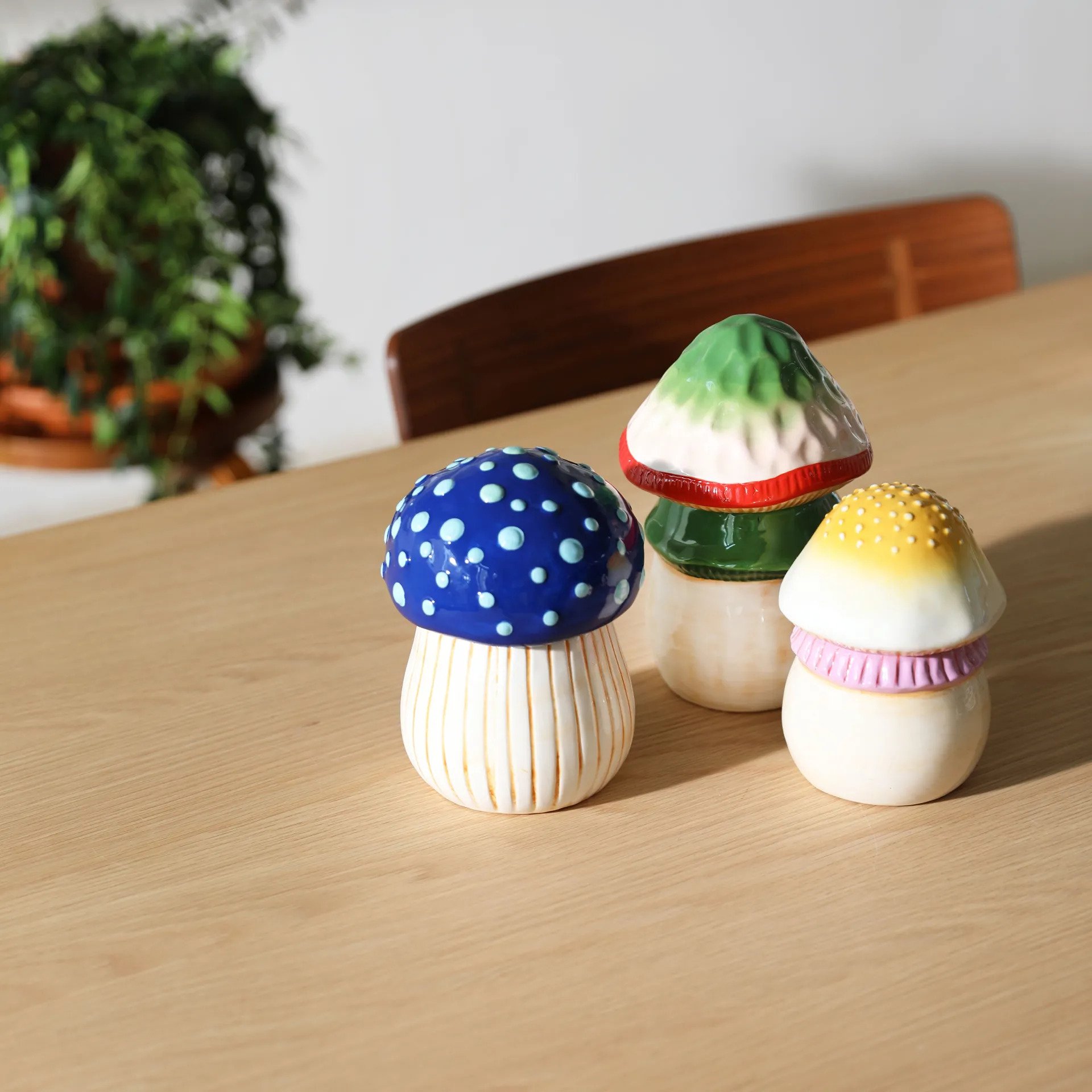 Burk med lock Magic Mushroom M, Klevering - 2