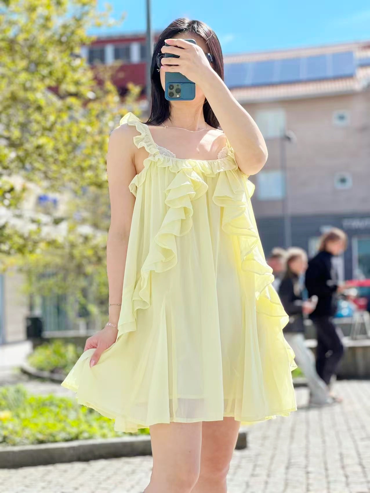 YAS Chiffa Strap Dress