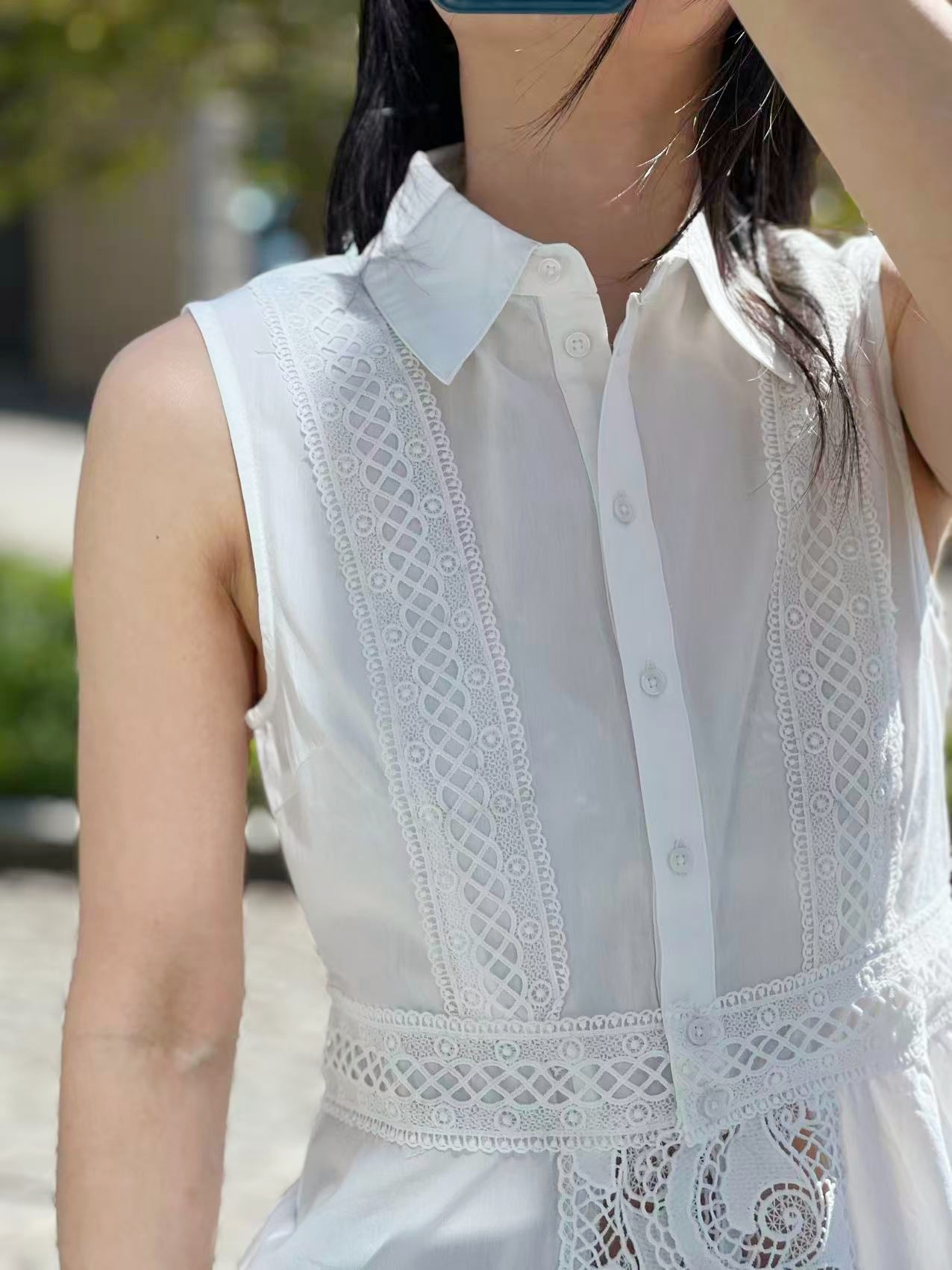 YAS Lana Sleeveless Shirt - 2