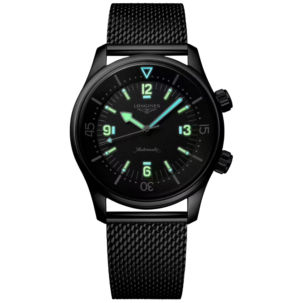 L3.795.4.59.9 Longines Legend Diver 59,  42 svart dark