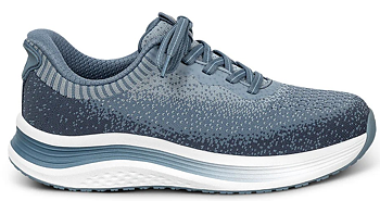 OrthoFeet Nira Slate Blue – Medium | Komfort, stabilitet och hands‑free insteg