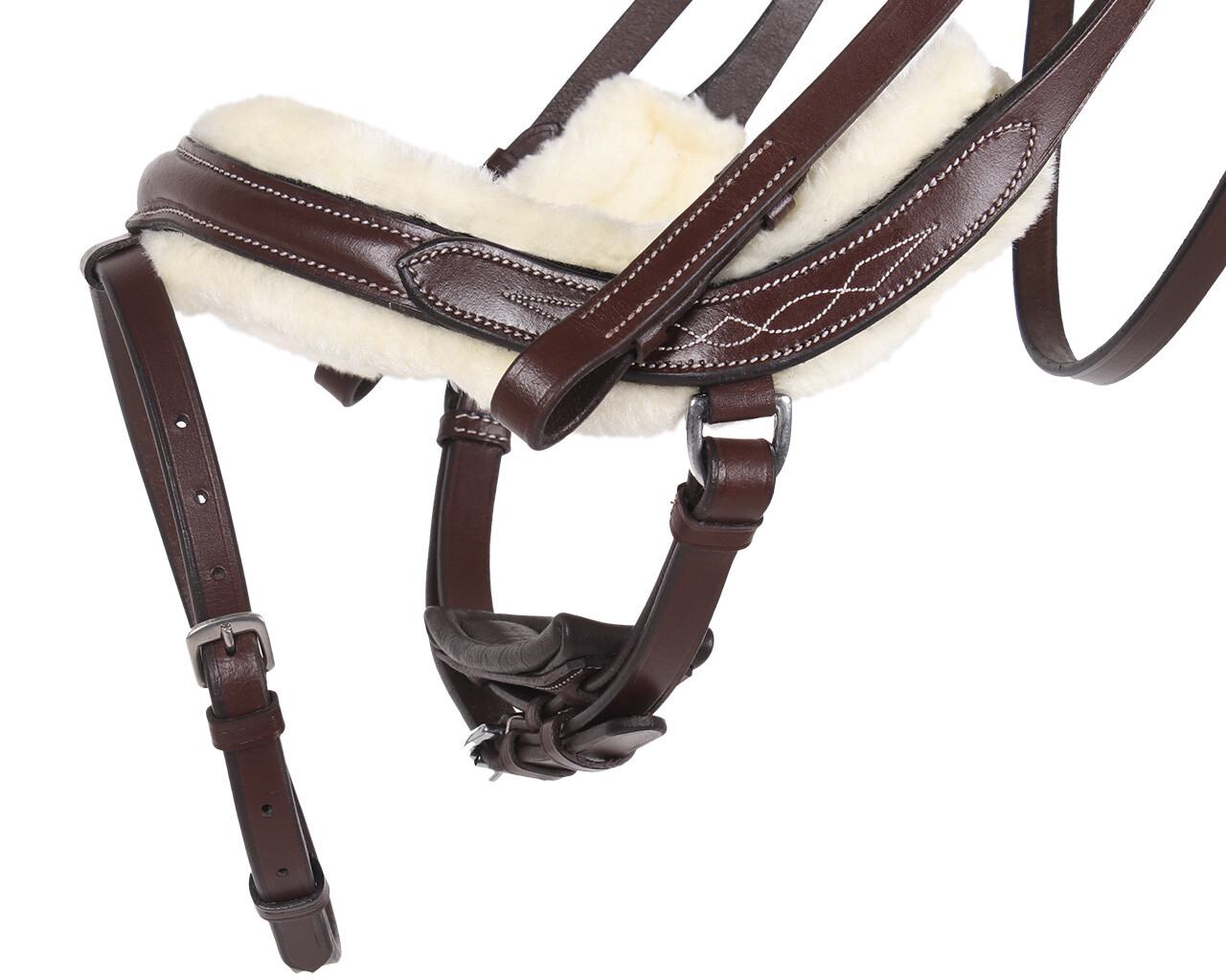 QHP anatomical bridle Ontario Extra Sensitive' (incl. reins), brown - 7