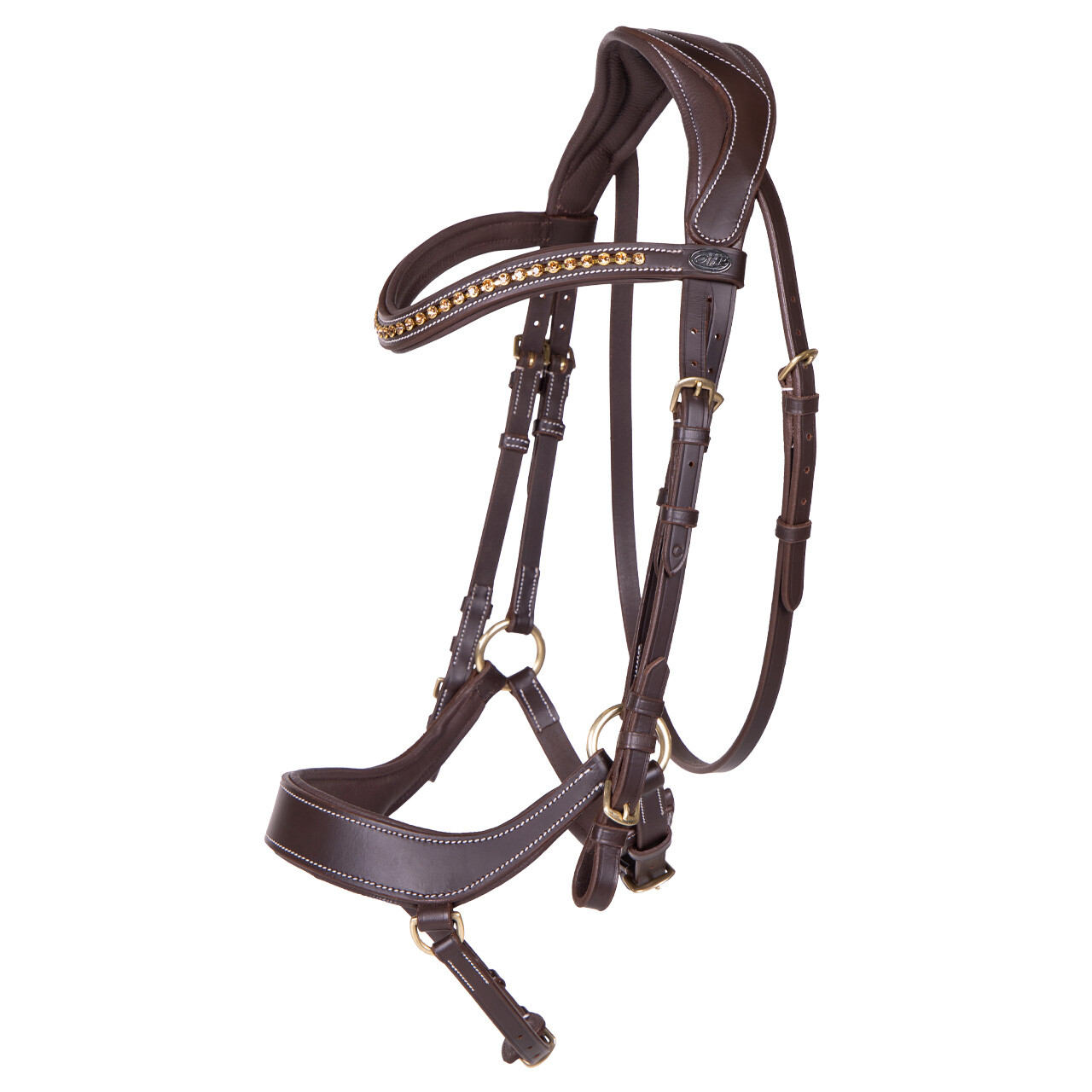 QHP anatomical bridle Devi Extra Sensitive' (incl. reins), brown - 9