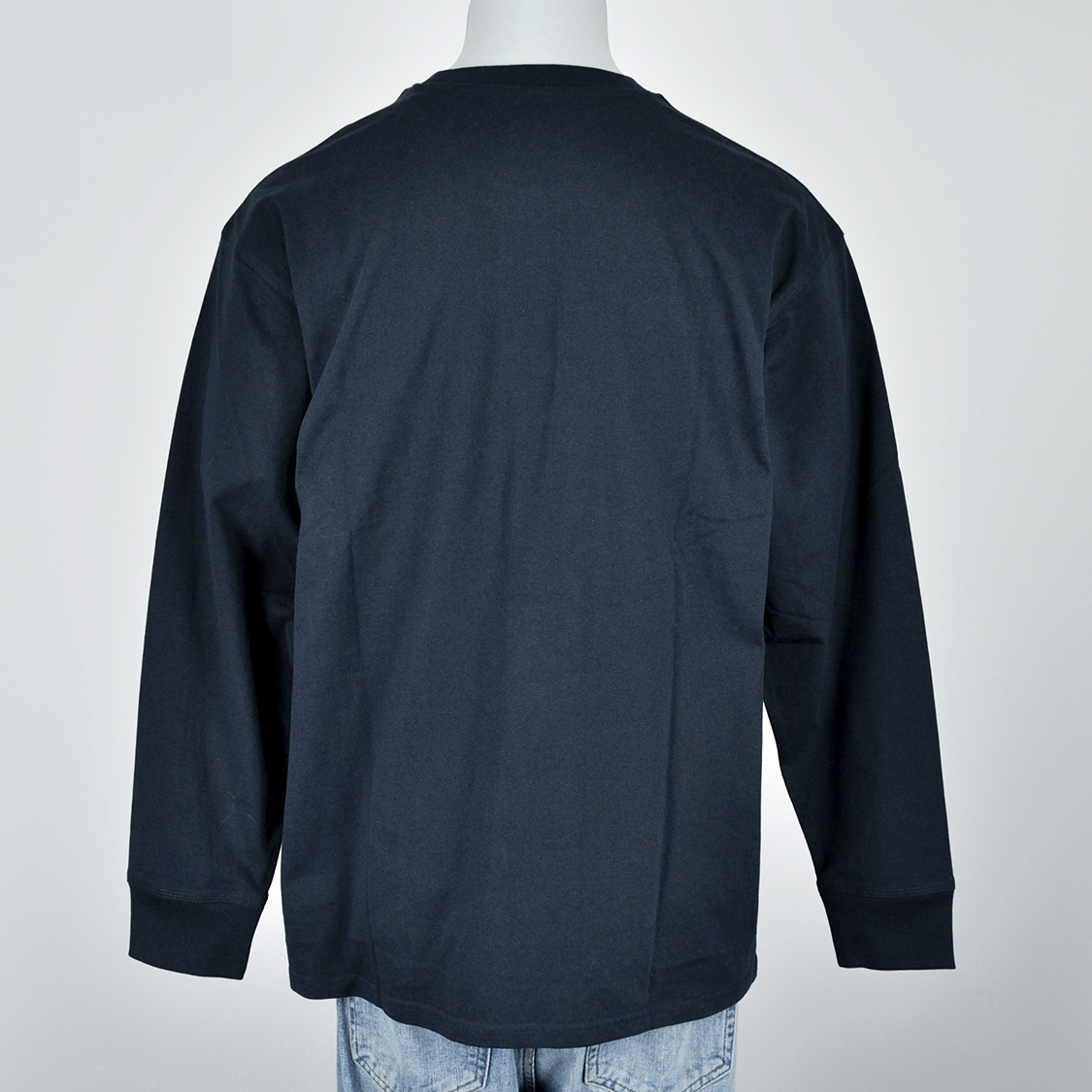 Carhartt WIP - American Script L/S Deep Night - 3