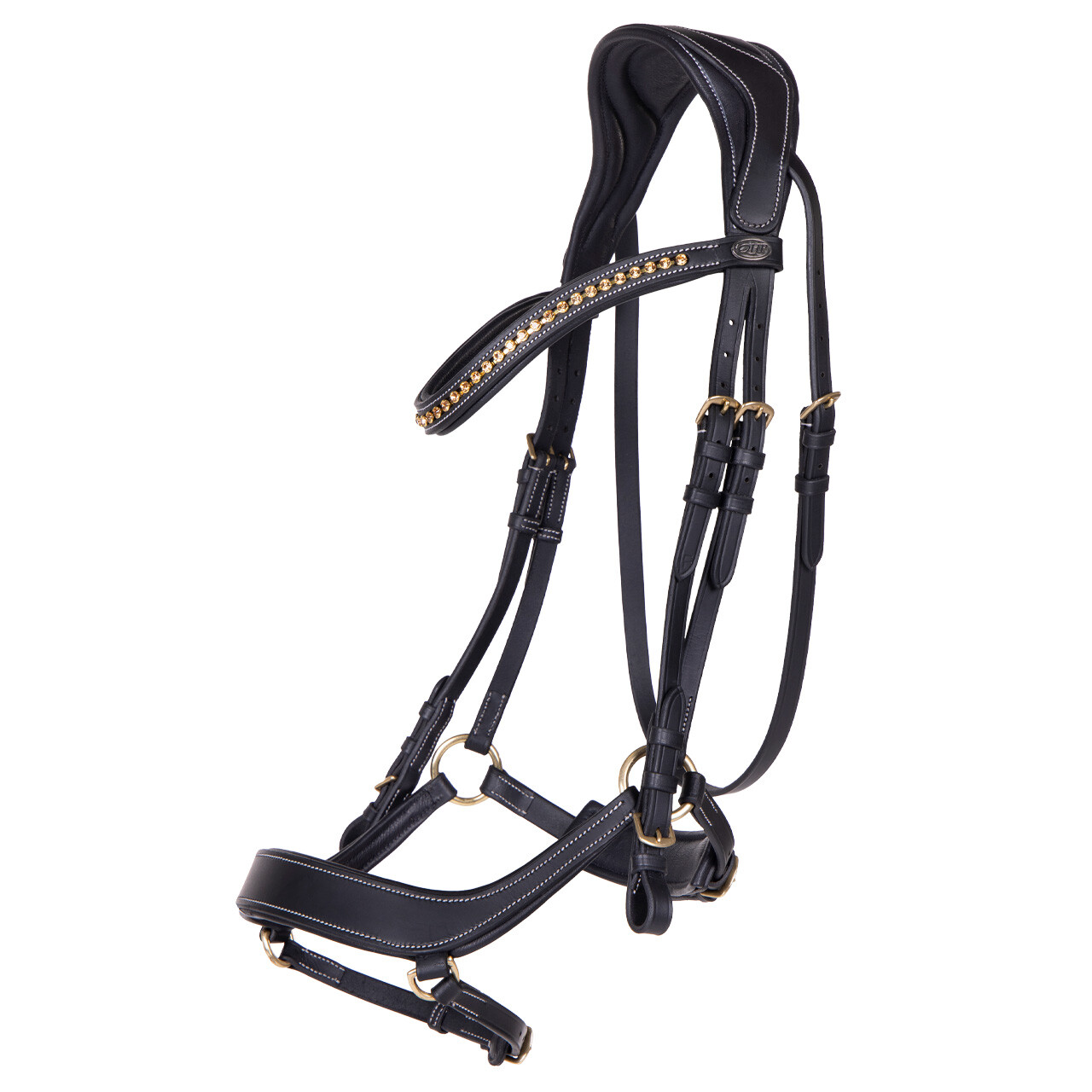 QHP anatomical bridle Devi Extra Sensitive' (incl. reins), black - 10
