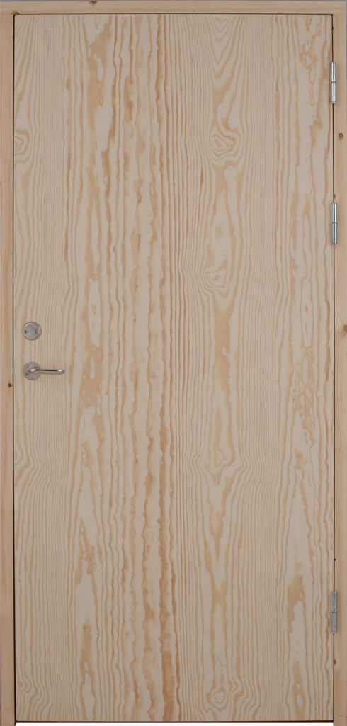 Stallinnerdörr är en slät innerdörr till stall med furuplywood