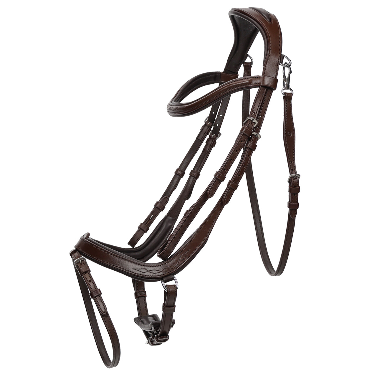 QHP anatomical bridle Salerno (incl. reins), brown