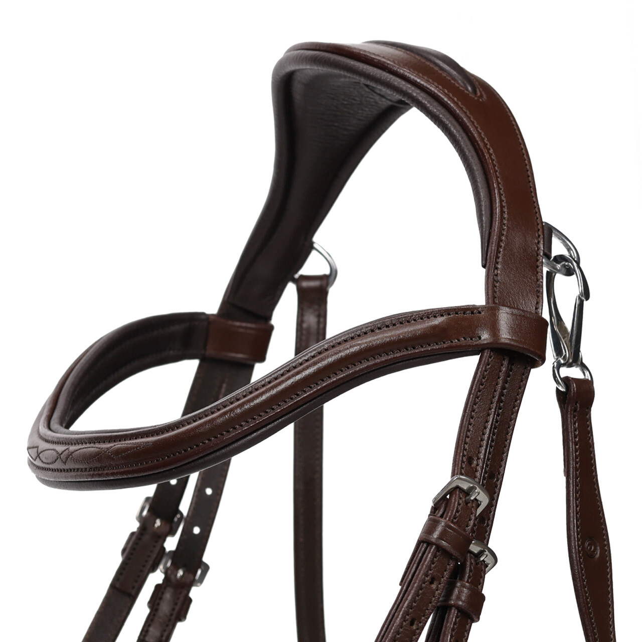 QHP anatomical bridle Salerno (incl. reins), brown - 4