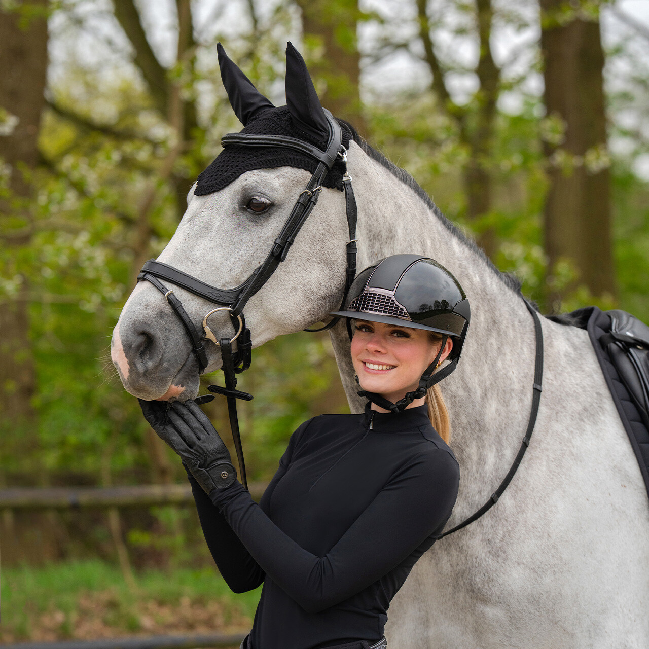 QHP anatomical bridle Salerno (incl. reins), black - 4