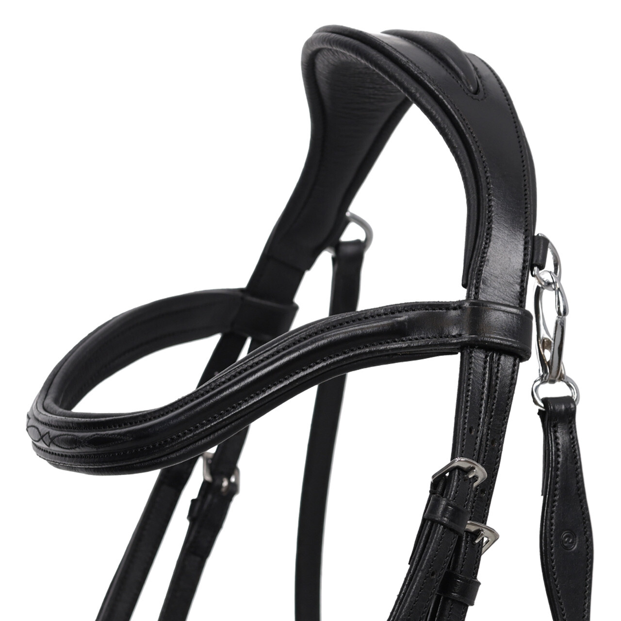 QHP anatomical bridle Salerno (incl. reins), black - 7
