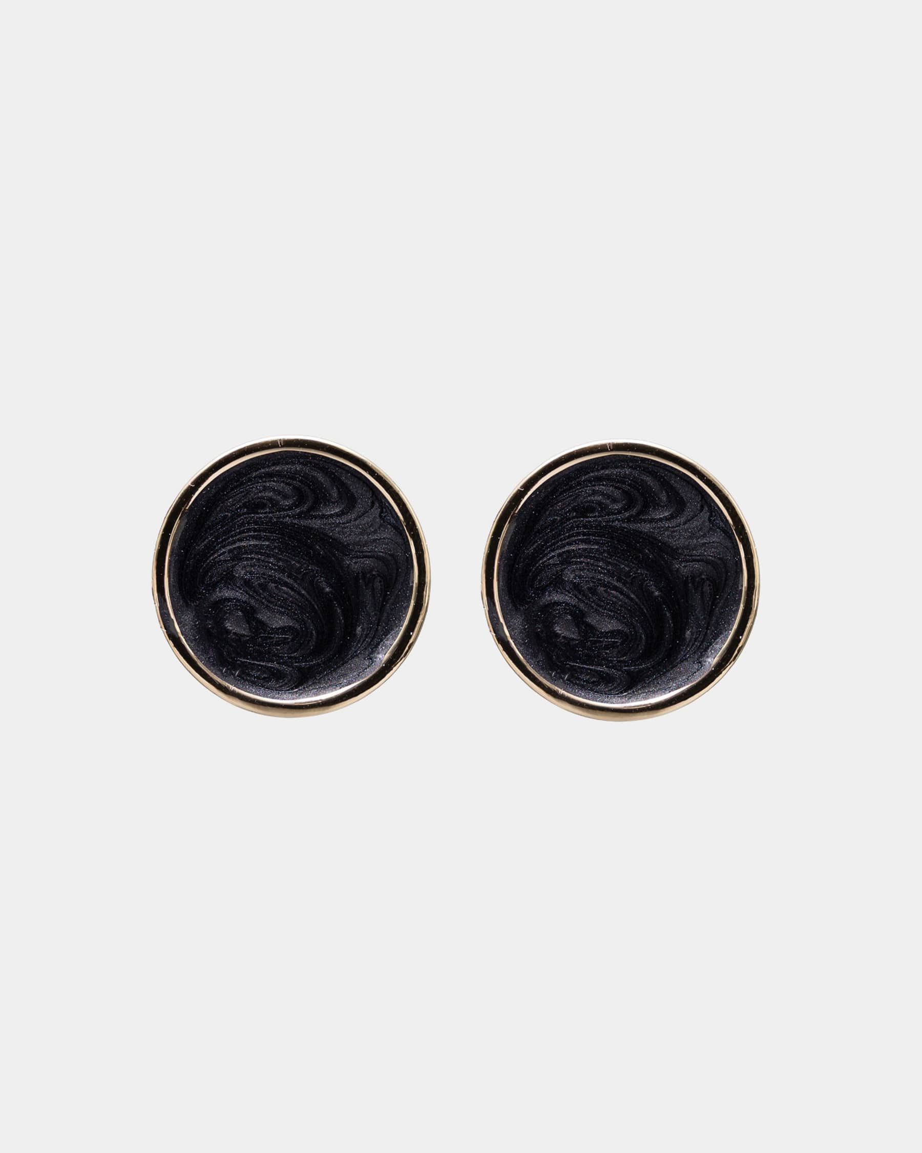 Ava Pearl Earrings Pearl Black