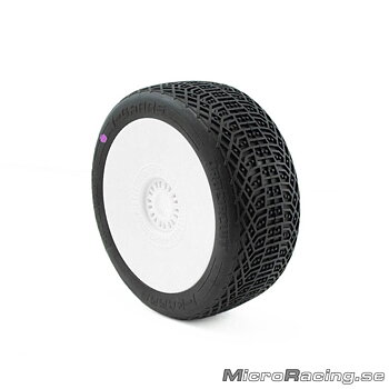 PROCIRCUIT - I-BARRS V3  Clay Super Soft, 1/8 Off Road, Limmade, Vit Fälg, 1par