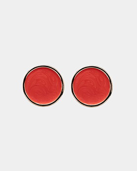 Ava Pearl Earrings Pearl Red