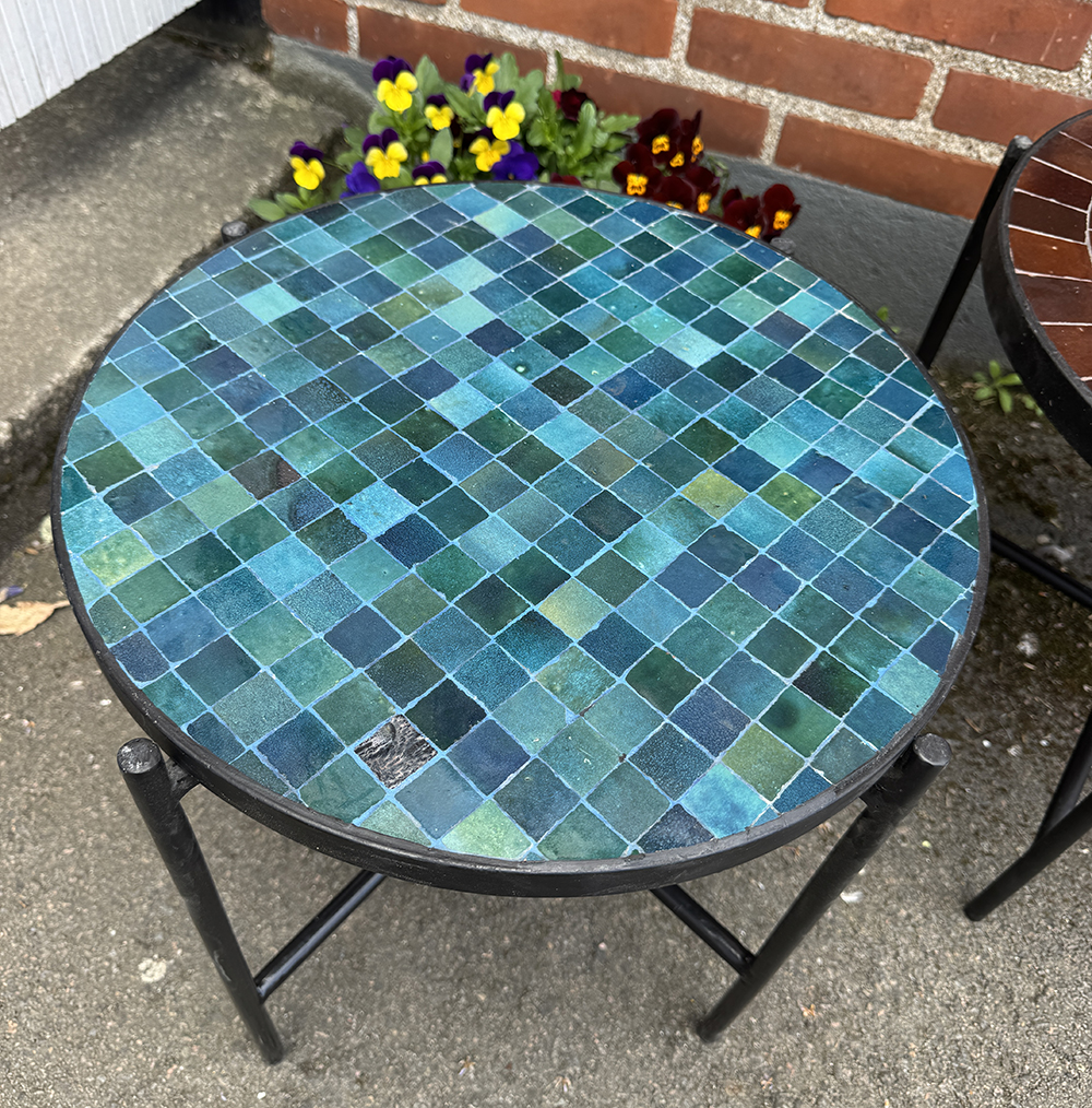Mosaikbord  - Tealoceanmix 45cm