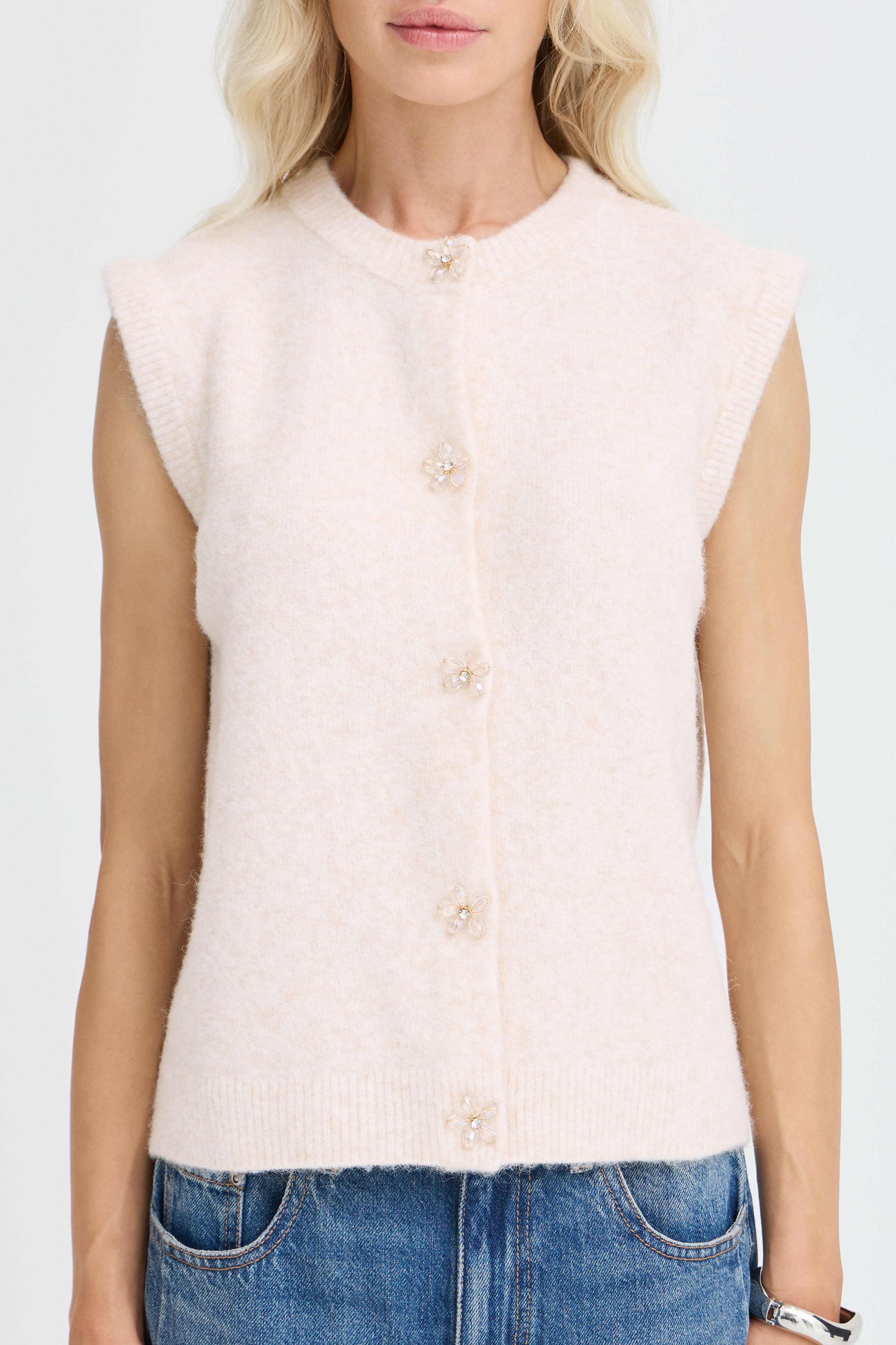 BYOMEA VEST Birch Melange - 5