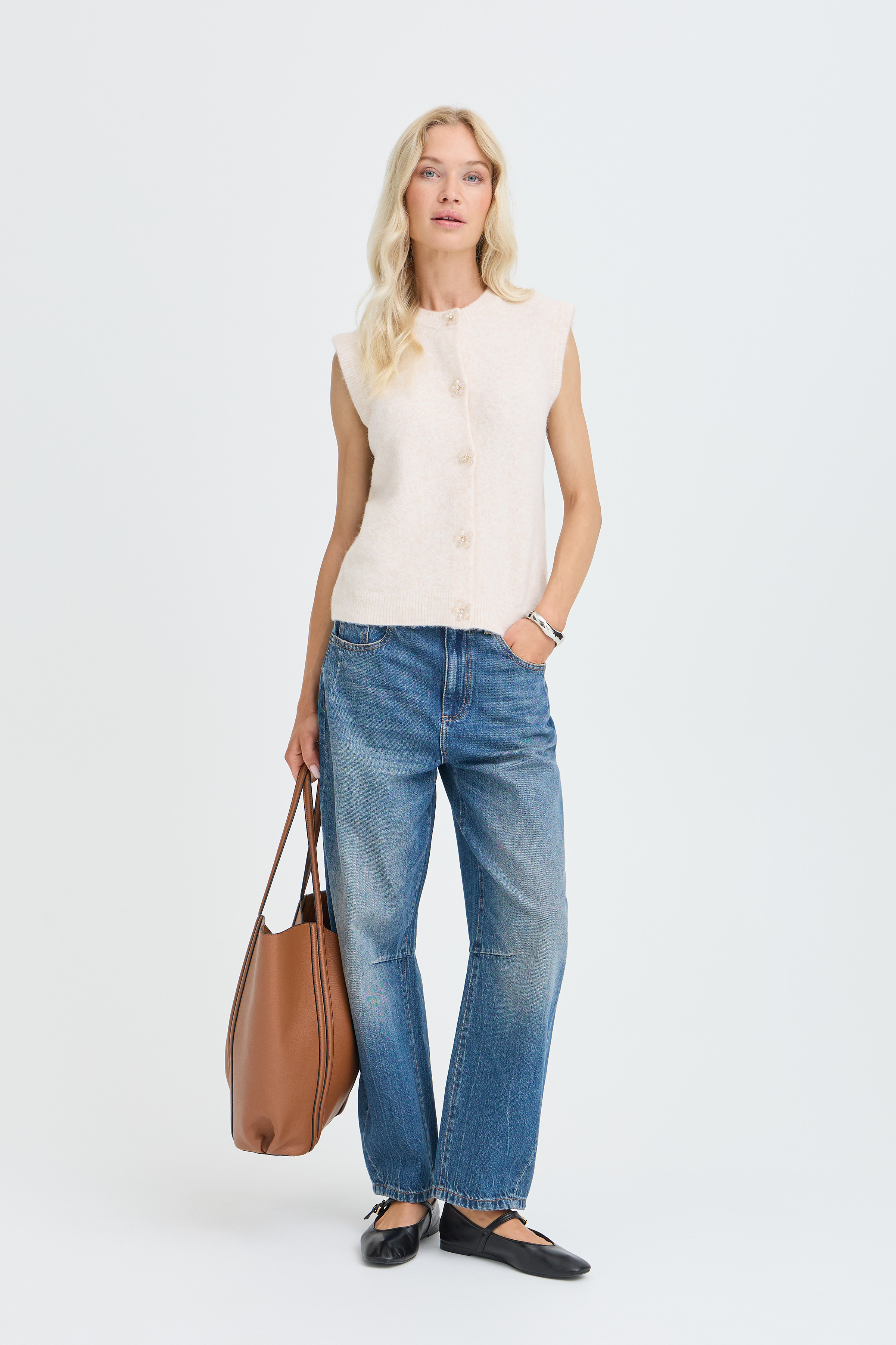 BYOMEA VEST Birch Melange - 6