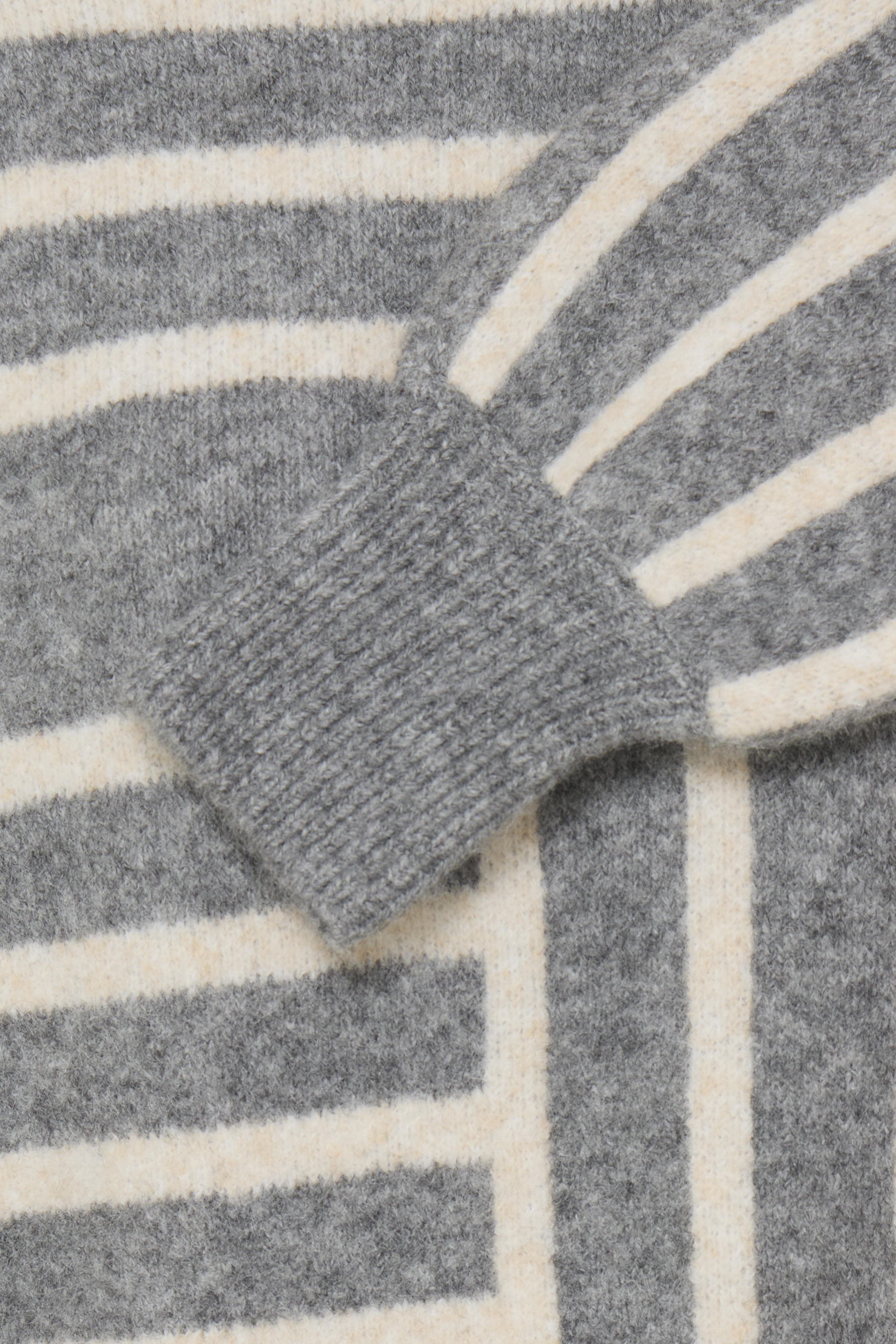 BYOMEA JUMPER 6 MID GREY MEL.  ABSTRACT - 3