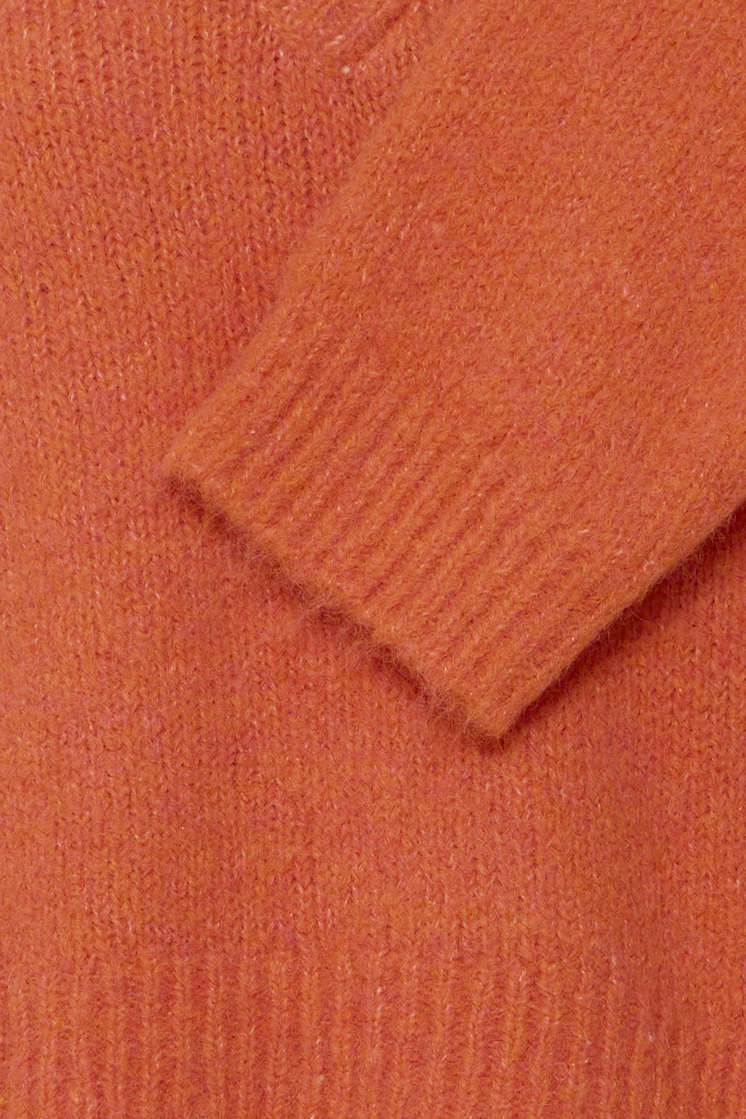 BYMILLERS LS V JUMPER Pureed Pumpkin Melange - 3