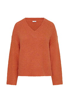 BYMILLERS LS V JUMPER Pureed Pumpkin Melange