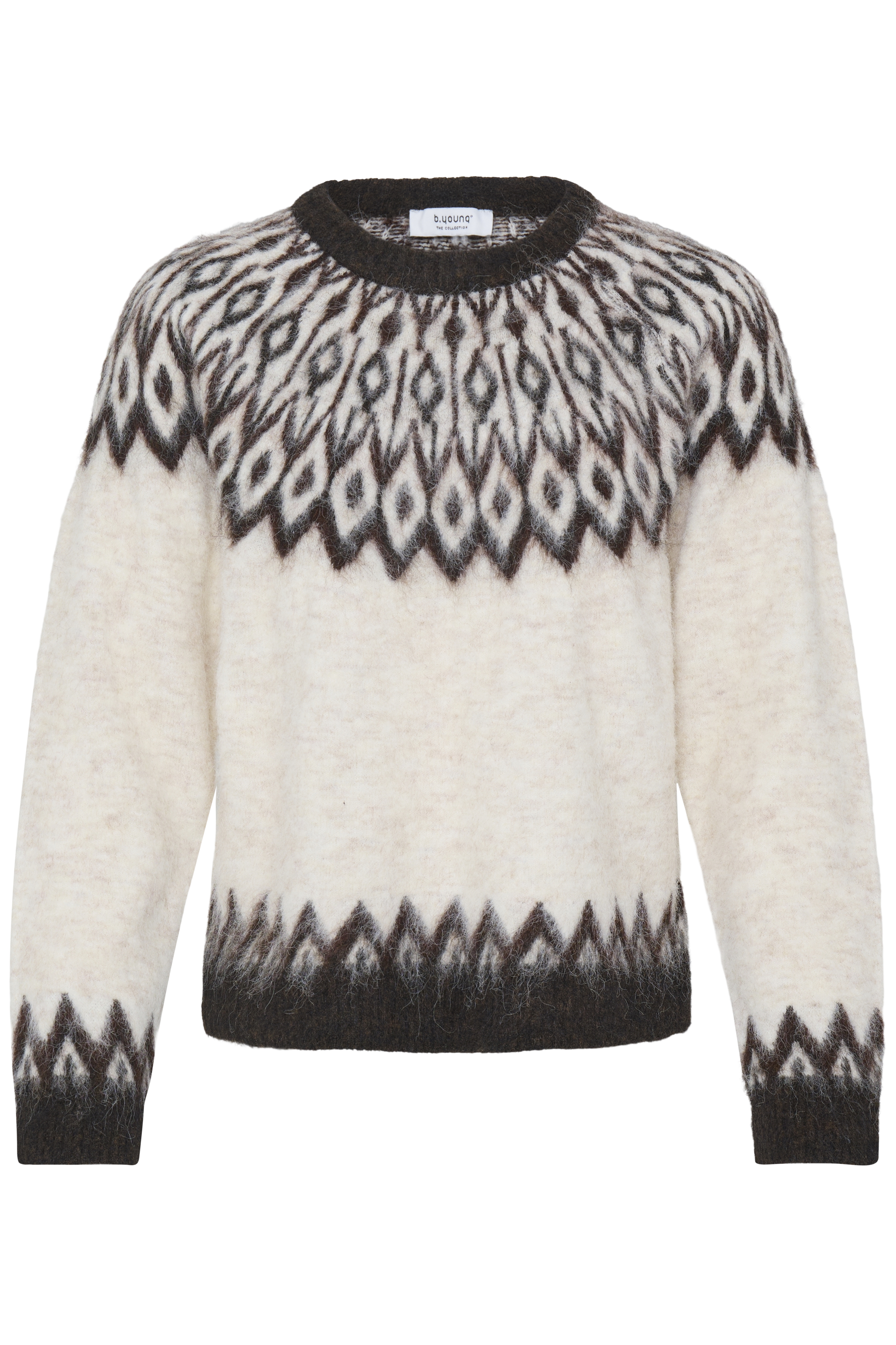 BYMILOU LS JUMPER BIRCH JAVA FAIR ISLAND