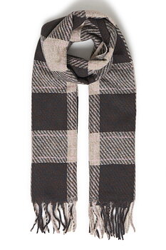 BYWALVIA SCARF JAVA SAND CHECK SCARF