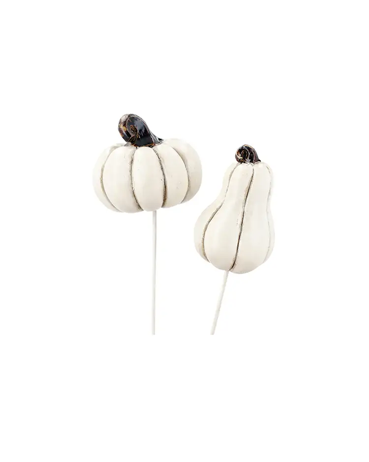 Stick Pumpa Mix - 4 cm - Vit - 2-pack - 2