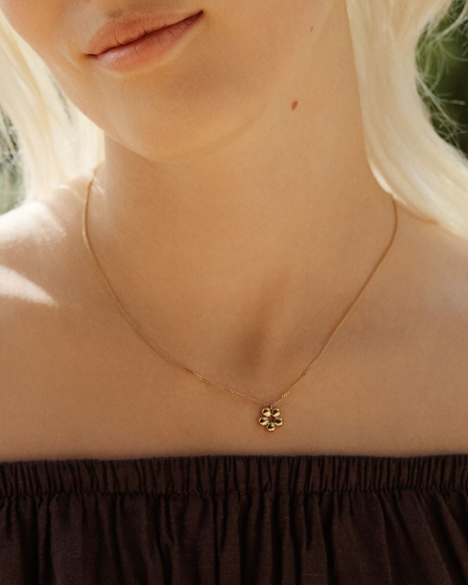 Daisy Necklace Gold - Edblad