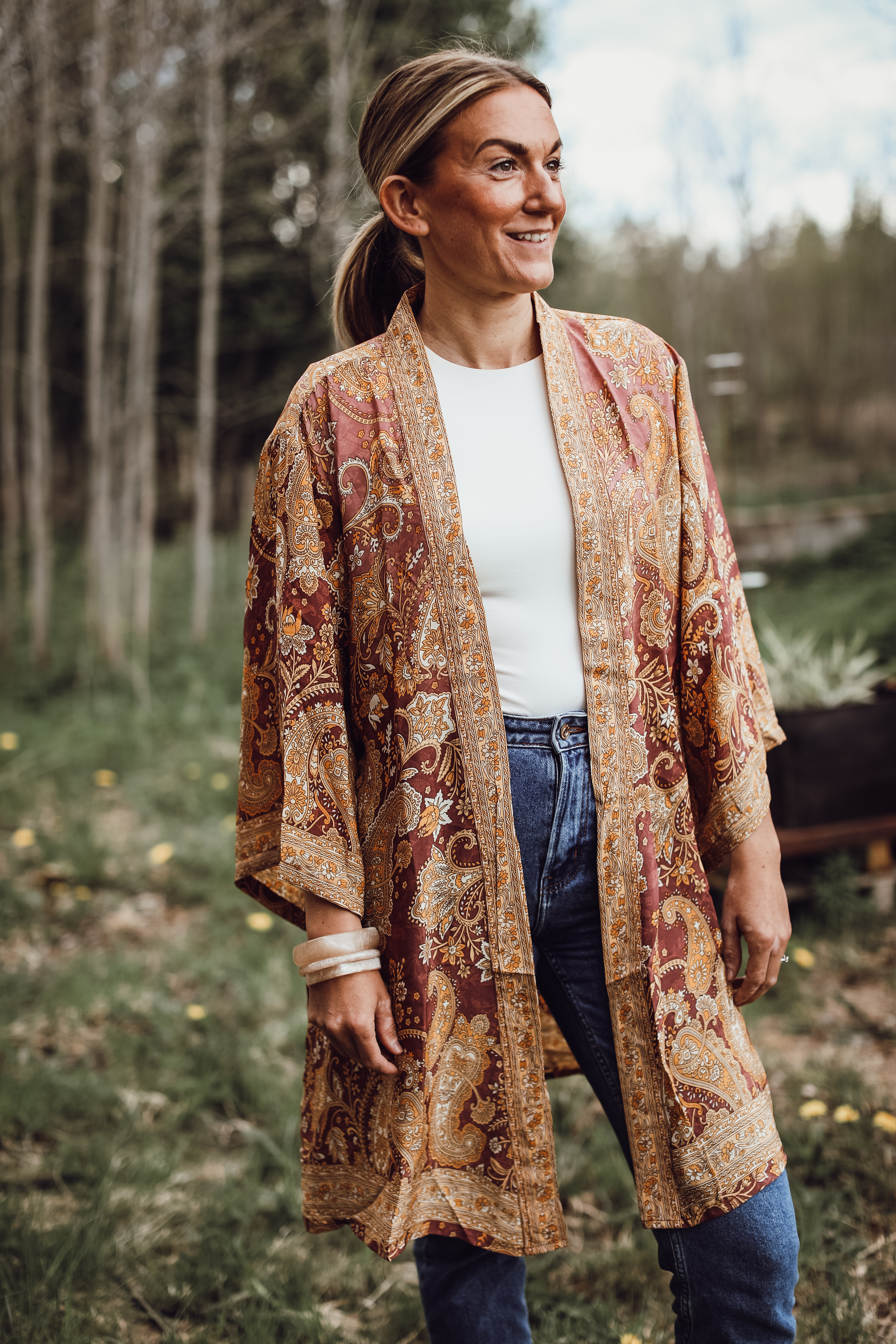 Kimono Peach Melba