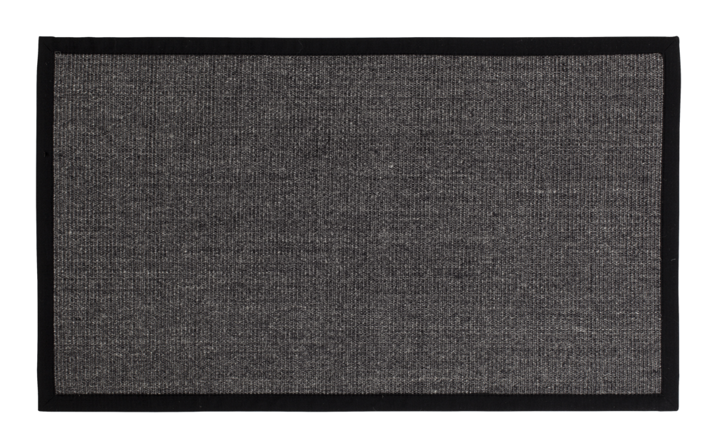 Dixie Doormat Jenny black w border 70x120cm