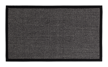 Dixie Doormat Jenny black w border 70x120cm