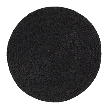 Dixie Bordstablett Elin black d38cm