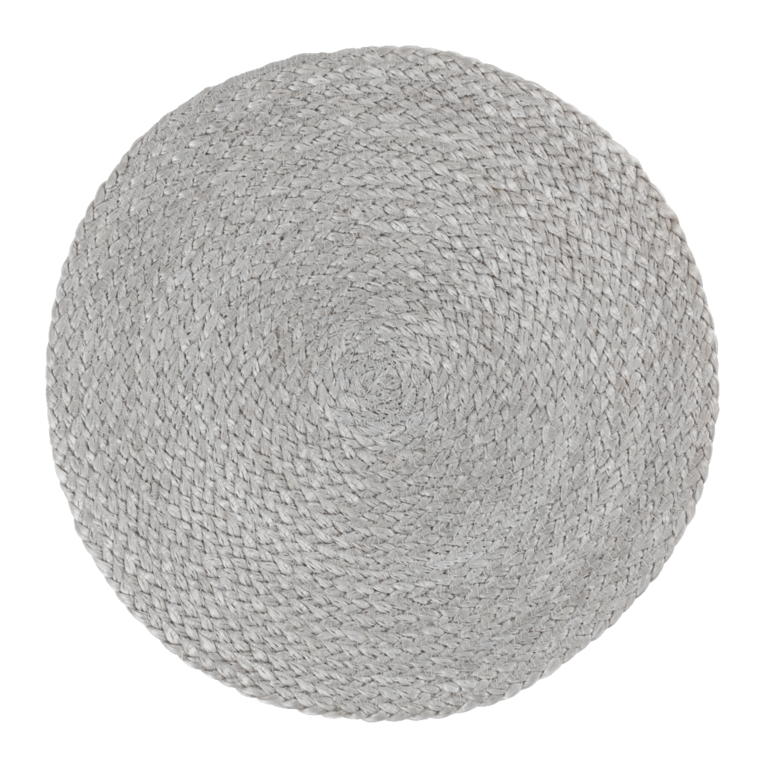 Dixie Bordstablett Elin silver grey d38cm