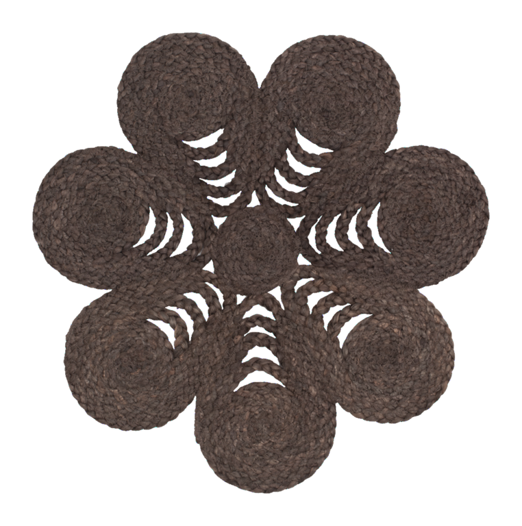 Dixie Bordstablett Elin anemone coffee d40cm