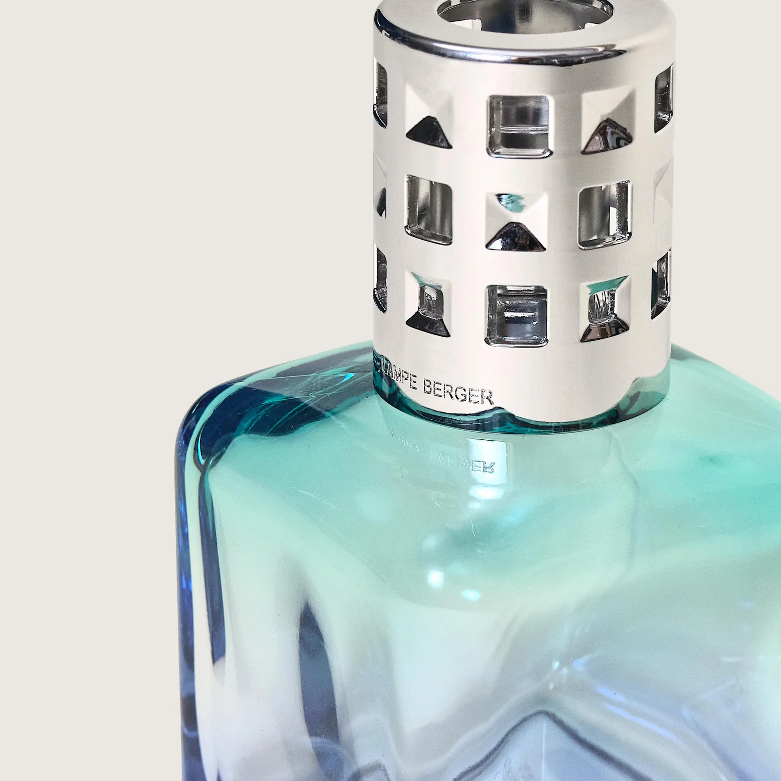 Maison Berger Presentset - Glacon Turquoise/Blue - Doftlampa + 1 st Doft (Ocean Breeze) - 5