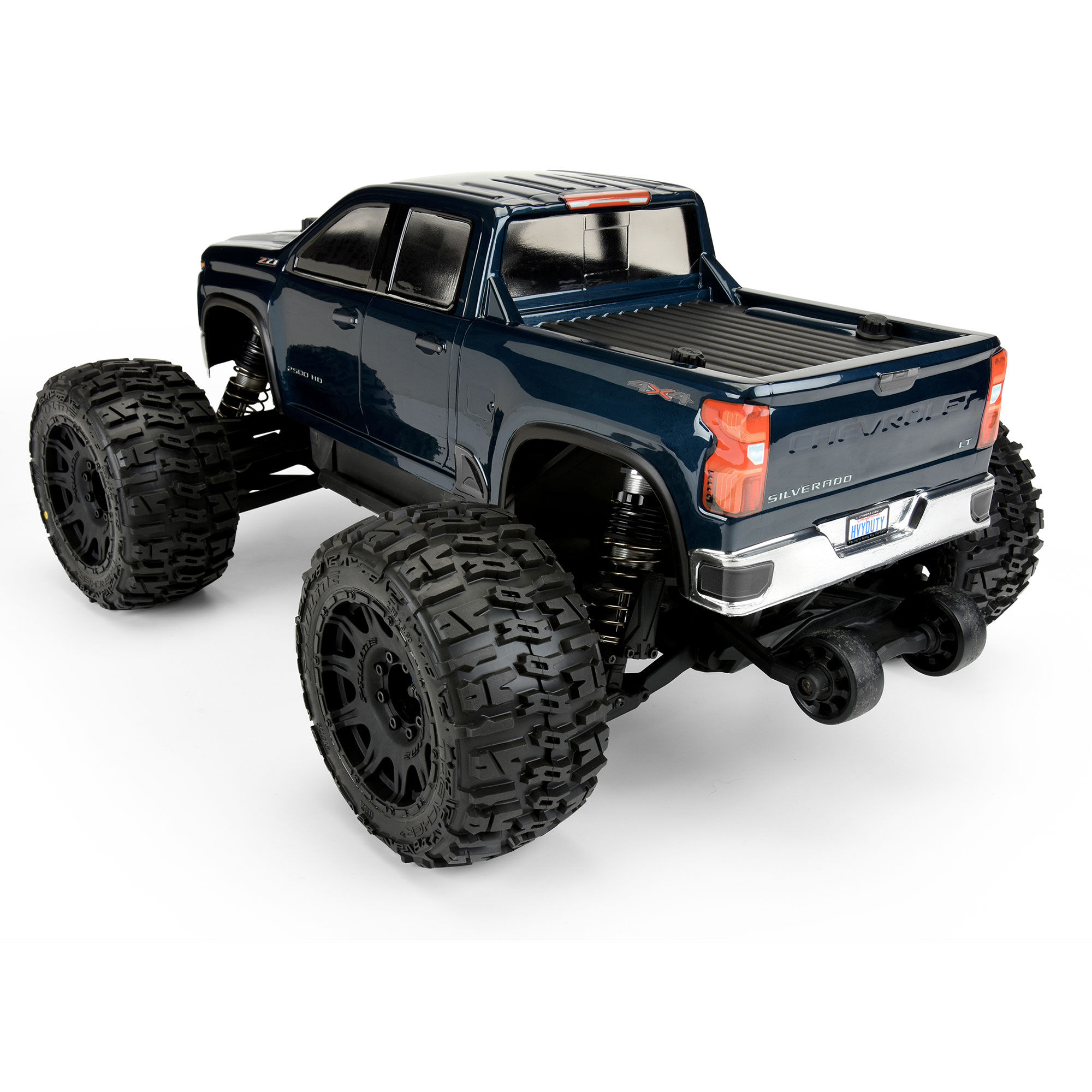 Pro-Line PRO358200 1/8 2021 Chevy Silverado 2500 HD Clear Body: E-REVO 2.0 & MAXX - 7