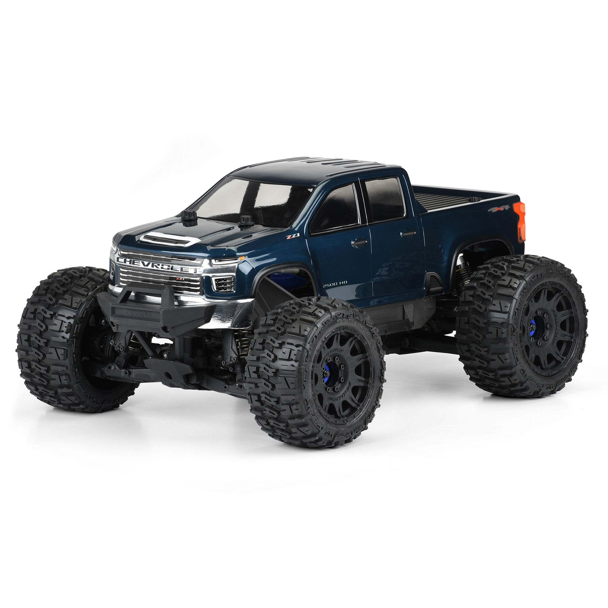 Pro-Line PRO358200 1/8 2021 Chevy Silverado 2500 HD Clear Body: E-REVO 2.0 & MAXX