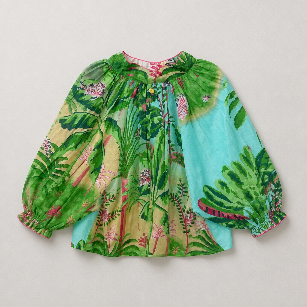 Jungle Blouse - Place Du Soleil - 4